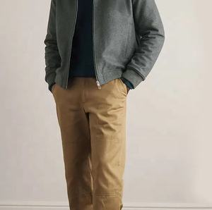 แจ็คเก็ตบอมเบอร์ขนสัตว์สำหรับฤดูหนาวแบบยูนิเซ็กซ์ คอตั้ง สีตามสั่ง ผ้าซาตินเรียบ กลับด้านได้ กันลม บริการ OEM แฟชั่นล่าสุด สไตล์ลำลอง - Product Image 6