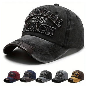 Casquettes de baseball unisexes pour adultes, design personnalisé 2025, haute qualité, décontractées, pour la plage et les fêtes, broderie 3D, polyester/coton, fabriquées au Pakistan - Product Image 1