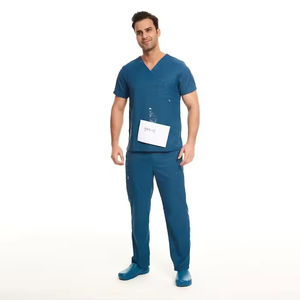 Tenues médicales personnalisées pour femmes avec logo, ensembles de blouses médicales, tissu en toile 100% coton, hôpital, infirmières, médecins, service OEM, vente en gros - Product Image 1