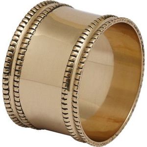 Decorative silver metal napkin ring for hotel restaurant banquet party <b>dining</b> <b>table</b> setup with luxury appeal - Product Image 4