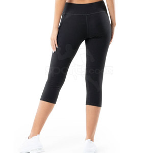 Leggings de sport courts en mélange doux de Spandex/Polyester, respirants et écologiques, pour le yoga, l'entraînement, le quotidien et un style de vie actif – Pour tous - Product Image 2