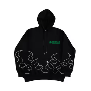 Custom Logo Unisex 100% Cotton Streetwear Heavyweight Windproof Winter Hoodies <b>Fleece</b> French Terry Regular Fit <b>Work</b> 400GSM - Product Image 3