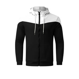 Sweats à capuche en polaire unisexe meilleure qualité sweat à capuche imprimé bouffant coton éponge français fermeture éclair poids lourd recadrée hommes sweat à capuche zippé - Product Image 4