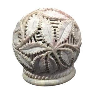 Belle collection nouvellement faite à la main dans divers bougeoirs en stéatite à thème avec forme ronde pour cadeau de décoration de la maison - Product Image 3