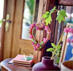 LE GO Ensemble de construction d'ornements en forme de cœur, cadeaux et loisirs créatifs pour la Saint-Valentin, idée artistique et artisanale amusante pour les filles et les garçons de 9 ans et plus - Product Image 6