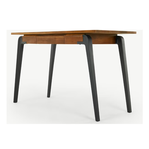 Escritorio de madera de mango oscuro para oficina y estudio, escritorio de escritura de alta calidad, superventas - Product Image 1