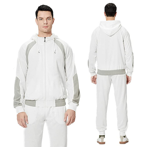 Custom Winter Oversized Hoodies Tracksuit <b>Embroidery</b> Zip-Up Heavyweight Cotton Fleece Lining Straight Pants 2-Piece <b>Set</b> for Men - Product Image 3