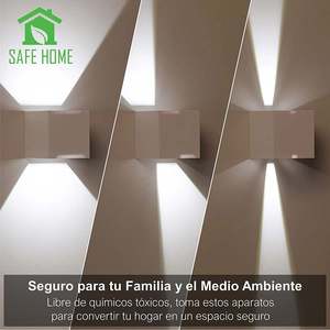 Lámpara de Pared Exterior Blanca CCT de 12W, Elegantes Lámparas de Pared para Uso en Exteriores - Product Image 1