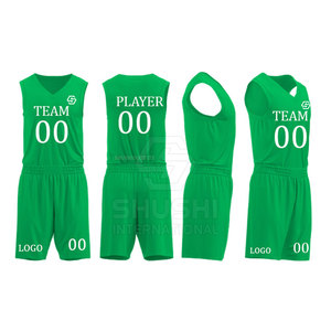 Ensembles d'uniformes de basket-ball personnalisés de haute qualité grande taille nouveau Design sans manches 100% polyester en gros - Product Image 4