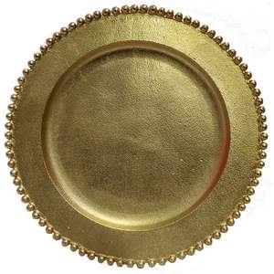 Impresionantes platos decorativos de metal con diseño de primera calidad, ideales para la decoración de mesas en restaurantes, casas o eventos - Product Image 2