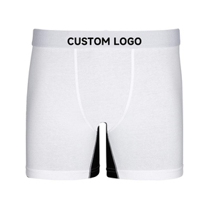 Vente à chaud de sous-vêtements modernes de couleur unie personnalisés pour hommes Boxer Shorts Sous-vêtements sans couture - Product Image 4