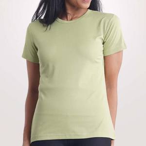 เสื้อยืดผู้หญิงคุณภาพสูง แขนสั้น คอกลม ผ้าฝ้ายผสมโพลีเอสเตอร์ ระบายอากาศได้ดี ปรับแต่งได้ - Product Image 6