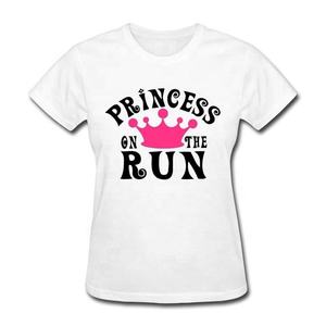 Venta al por mayor 100% algodón camiseta de las mujeres de manga corta personalizada Impresión de tela suave ecológica de moda de las mujeres - Product Image 2