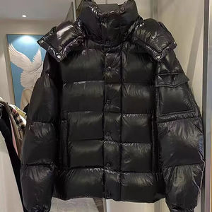 Dernière veste matelassée en duvet d'oie pour homme, personnalisée, 100% nylon, 2025, avec votre propre logo - Product Image 4