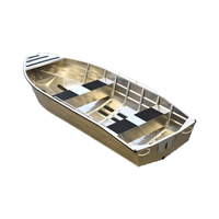 Bateau de pêche sportive CE personnalisé longueur 4m en aluminium nouvel état pour le nettoyage de la rivière et la navigation de vitesse Fournitures marines