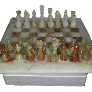 Tin tốt cho những người yêu thích cờ vua bây giờ bạn có thể thưởng thức trò chơi của mình với Bộ cờ vua mã não và đá cẩm thạch có sẵn với nhiều màu sắc và kích cỡ khác nhau - Product Image 2