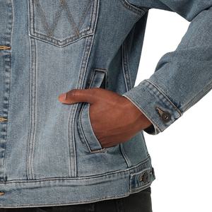 2025 printemps nouveaux hommes décontracté coton Denim veste Style classique mâle marque vêtements lavé rétro bleu jean manteau veste pour hommes - Product Image 5