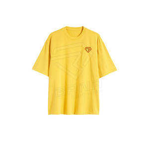 Unisex New Fashion Half Sleeve T-Shirt Solid Color Branded <b>Fabric</b> Custom Logo Printing Custom Manufacturing Plain Pattern - Product Image 2