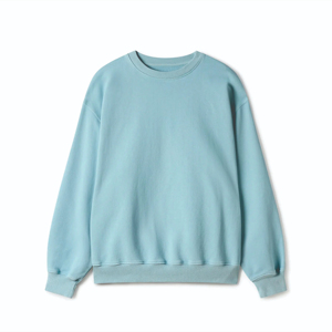Wholesale Custom Comfortable Long Sleeve Crewneck Sweatshirts 100% Cotton Breathable <b>Thick</b> <b>Fleece</b> Blank Printed DDP Shipping - Product Image 1