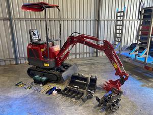 Mini-excavatrices rétractables d'occasion de 1,5 tonne à vendre - Product Image 5