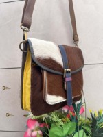 Bolsos de cuero de vaca real para mujer, bolso de cuero de nuevo diseño, elegante bolso informal, bolsos de cuero genuino