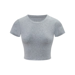 Nuevo Top corto con estilo para mujer, Tops cortos de algodón para mujer, camisetas sexis para bebé, Tops cortos para mujer - Product Image 6