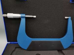 Slijtvaste <span class=keywords><strong>micrometer</strong></span> met mes 125-150 mm 0,01 mm Duidelijke schaalverdeling voor eenvoudig aflezen - Product Image 6