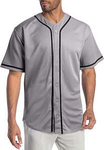 Maillot de baseball personnalisable pour équipe de club, ensemble complet, imprimé par transfert thermique, 100 % polyester, antibactérien, évacuation de l'humidité, séchage rapide - Product Image 4