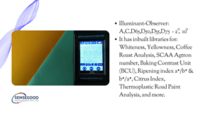 Spectrophotomètre couleur portable pour la mesure de la couleur et le contrôle de la qualité dans l'industrie des pâtes, papiers et emballages - Product Image 4