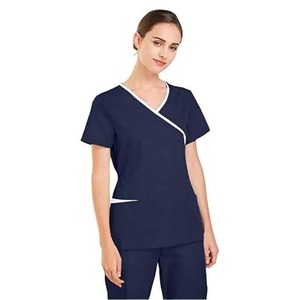 Nuevo Uniforme de Enfermera Transpirable para Mujer, OEM, Corte Regular, Conjuntos de Uniformes Médicos, Diseño de Hospital, Tejido de Punto con Estampado Térmico - Product Image 2