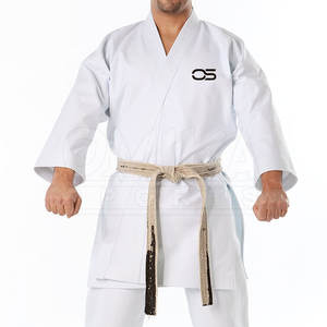 Uniforme de Karate de poliéster de calidad superior unisex con logotipo personalizado OEM disponible ropa de entrenamiento deportivo para adultos con mangas largas - Product Image 6