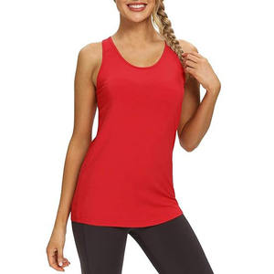 Débardeur d'entraînement d'été pour femmes Eveless séchage rapide tissu tricoté durable chemise de Sport sublimée à la mode en gros - Product Image 5