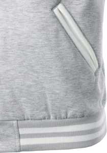 Men's Winter Baseball <b>Jacket</b> Loose Street Style Casual Wear Embroidered Varsity Design Plain Dyed and Coated - Product Image 2