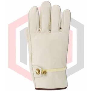 Gants de conducteur en cuir grainé non doublé Grain de pouce droit Moyen 2025 - Product Image 5