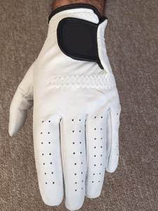 Gants de golf en cuir blanc 100% Cabretta pour hommes Gants de golfeur perforés de qualité supérieure avec écran tactile pour les sports de plein air à usage décontracté - Product Image 3