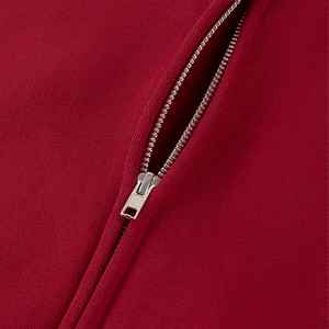 Sweat à capuche zippé personnalisé pour homme, coupe ample, grande taille, unisexe, épaules tombantes, style vintage, brodé - Product Image 3