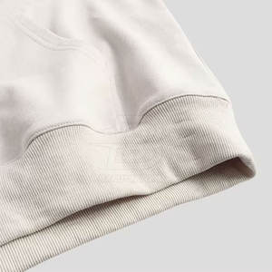 Sweat à capuche en coton épais surdimensionné vierge sans ficelles pour hommes vêtements de rue pour la saison d'hiver vêtements de marque teints en couleur unie - Product Image 5