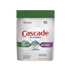 Detergente Premium para Lavavajillas en Cápsulas Sparkling Cascade Platinum con Fragancia Fresca, Origen Estadounidense, Limpieza en Cada Lavado - Product Image 4