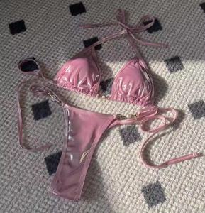 Wholesale 2025 New Swimwear Elegant Girls Swimwear Sexy High Cut Swimwear2 Piece <b>Set</b> Swimwear for Girls - Product Image 3