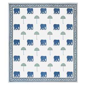 BLOCKS of INDIA Hand Block Impreso Algodón Super King Size Sábana 270X270 Color 9-Sábanas ajustadas y planas - Product Image 3