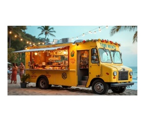 Fantástica oferta: Food truck motorizado con máquina de espresso, estación de lavado de manos y pisos de placa diamantada duraderos - Product Image 4