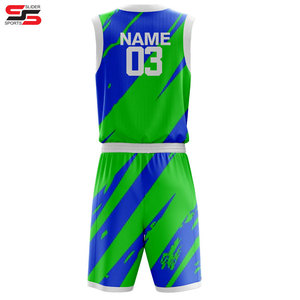 Personalizado hombres niños jóvenes baloncesto Jerseys impreso Reversible malla en blanco baloncesto Jersey personalizado baloncesto uniforme - Product Image 2