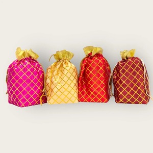 Sacs Mini Potli Brodés, Cadeau de Mariage Indien, Cadeau de Mariage Pakistanais, Sac Cadeau Nikah, Sac Cadeau de Mariage Punjabi, Sacs Gota - Product Image 2