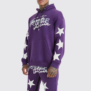 Sudaderas con capucha y logotipo personalizado unisex Pantalones de chándal de talla grande Fitness Jogger Set Winter Gym Manufacturer's Puff Print Chándal XXL - Product Image 3