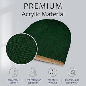 Hot Selling Unisex Winter Beanie Hat with Scarf <b>Neck</b> <b>Warmer</b> Digital Printed Skully Beanies for Travel - Product Image 2