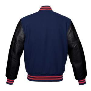 Stylish Hip Hop College Baseball Varsity <b>Jacket</b> with Custom Embroidery OEM Fashion Streetwear Bomber Winter <b>Jacket</b> for <b>Men</b> - Product Image 4