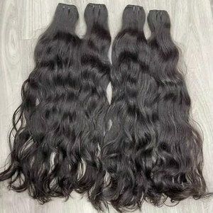 ¡GRANDES OFERTAS! Extensiones de Cabello Natural Ondulado con Cutícula Alineada, 100% Cabello Humano Vietnamita - Product Image 1