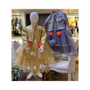 ชุดเดรสผ้าฝ้ายสำหรับเด็กคอลเลคชั่นฤดูใบไม้ผลิใหม่ล่าสุดดีไซน์ใหม่ล่าสุดชุดแต่งงานสไตล์2024 - Product Image 1