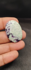 Piedra de Kammererita UDGEMS de Alta Calidad, Gema Natural Suelta Verde y Azul para la Fabricación de Joyas - Product Image 3