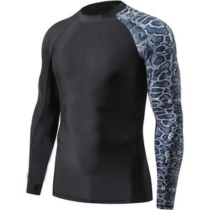 Rashguards de MMA de Alta Calidad en Oferta, Rashguard de Manga Corta Transpirable de Secado Rápido Personalizado para Hombre, Rashguard de Surf y BJJ de Spandex/Poliéster - Product Image 6